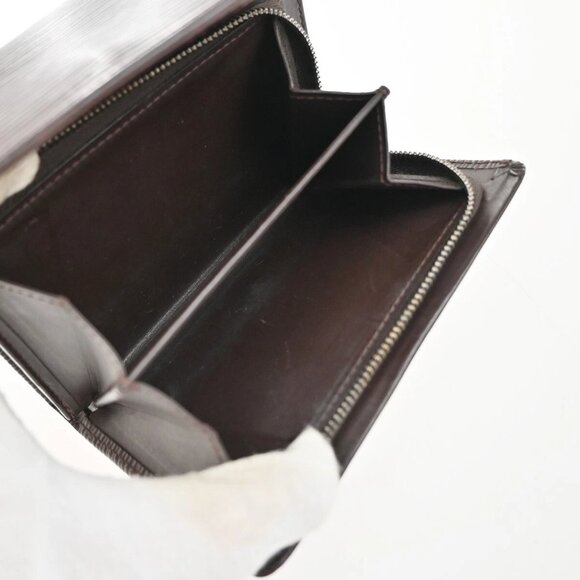 LOUIS VUITTON Portefeuille Tresor Bifold Wallet Epi Leather Brown M6350D 67EF050 - Picture 11 of 16